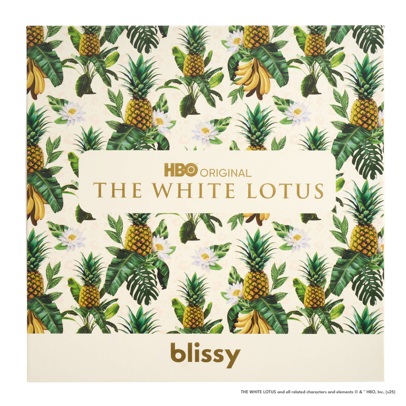Classic Robe - White Lotus - Pineapple