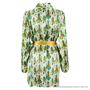 Classic Robe - White Lotus - Pineapple