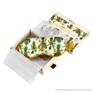 Sleep Mask - White Lotus - Pineapple
