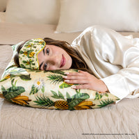 Sleep Mask - White Lotus - Pineapple