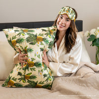 Sleep Mask - White Lotus - Pineapple