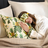 Sleep Mask - White Lotus - Pineapple