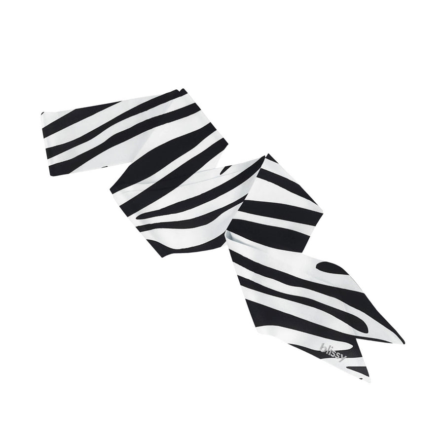 Zebra Blissy Hair Ribbon – Blissy Premium Silk