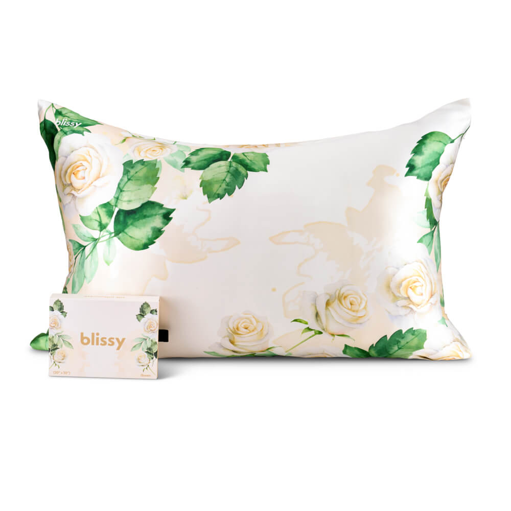 Zodiac Flower Mulberry Silk Pillowcase – Blissy Queen