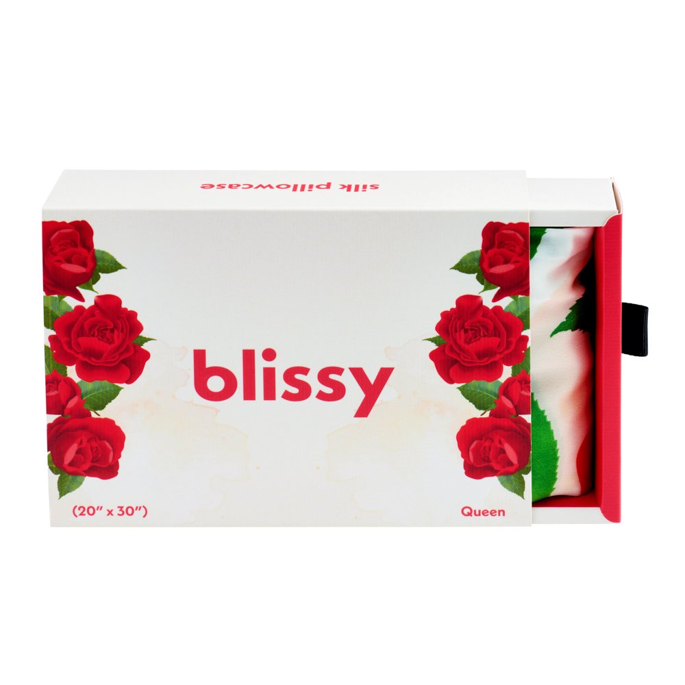 Blissy King Zodiac Flower Pillowcase Lifestyle – Mulberry Silk