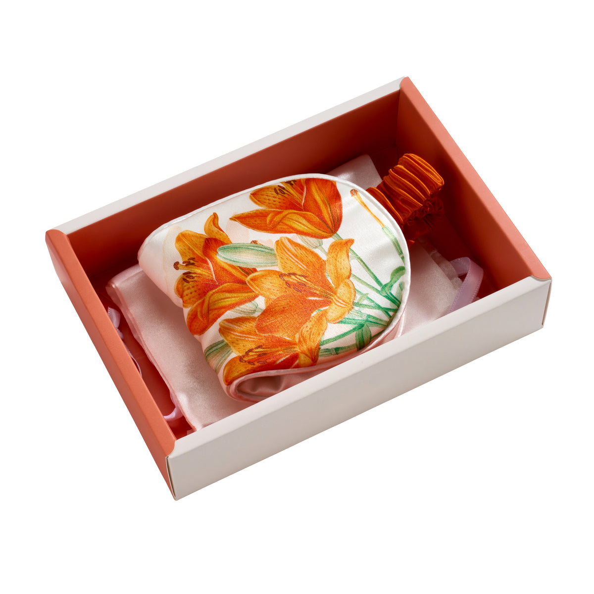 Blissy Zodiac Flower Silk Sleep Mask Detail –