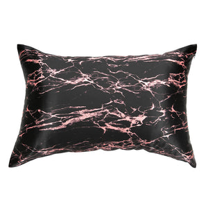 Pillowcase - Rose Black Marble - Standard