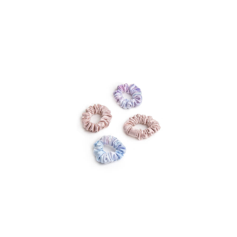 Black, White, Pink, Tie-Dye Blissy Scrunchies 9-Piece Set – Blissy Premium Silk