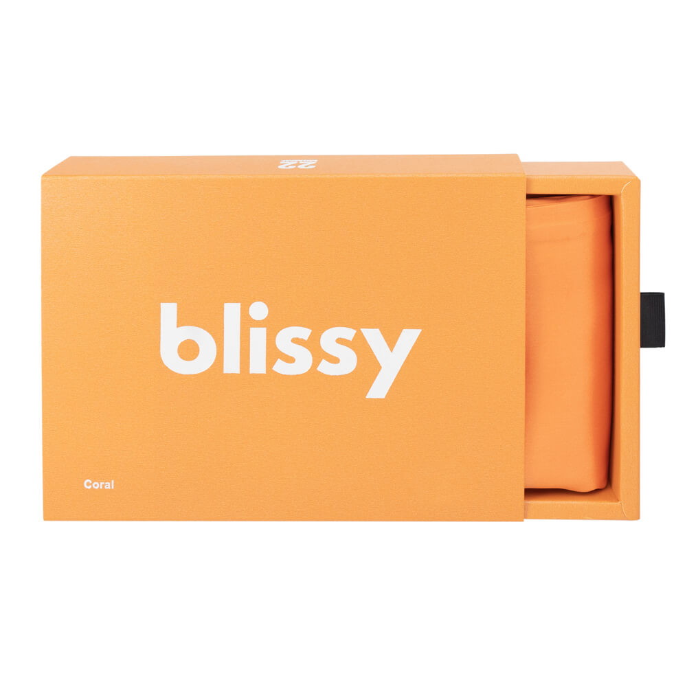 Standard Coral Pillowcase – Blissy Premium Silk