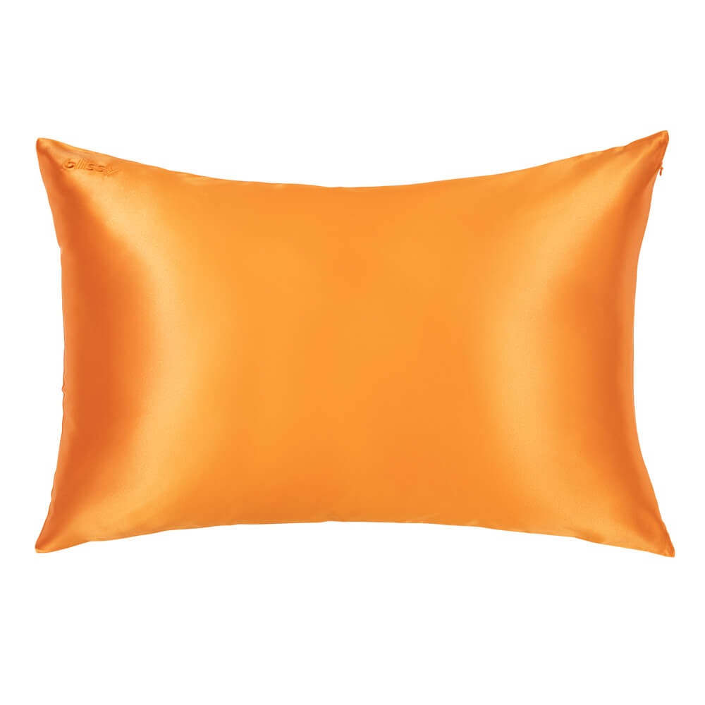 Blissy Coral Silk Pillowcase Detail – Standard