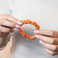 Blissy Skinny Scrunchies - Coral