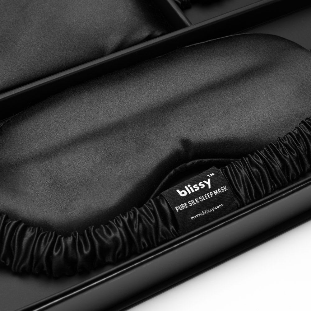 Blissy Mulberry Silk Blissy Dream Set – Black Standard