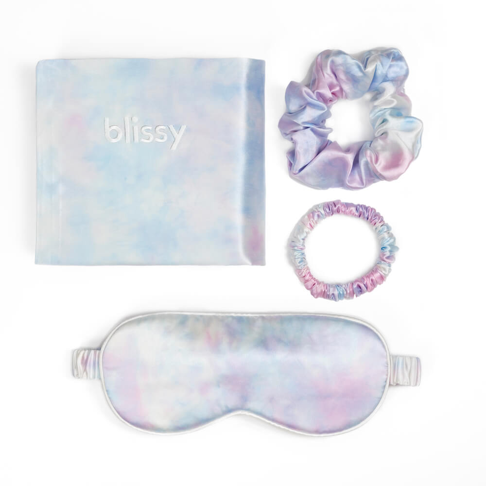 Blissy Tie-Dye Silk Blissy Dream Set Detail – Standard