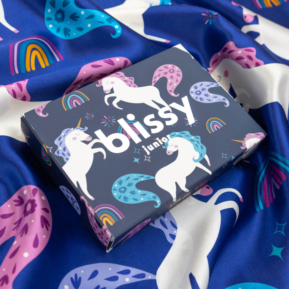 Unicorn Pillowcase Close-Up – Blissy 22 Momme Silk