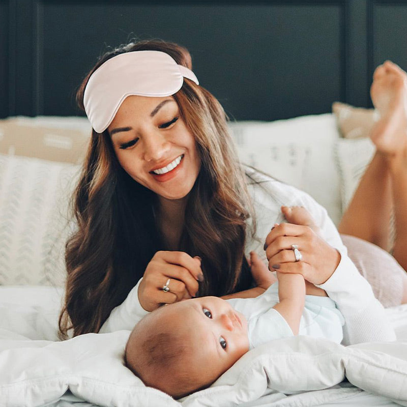 Pink Mulberry Silk Sleep Mask – Blissy