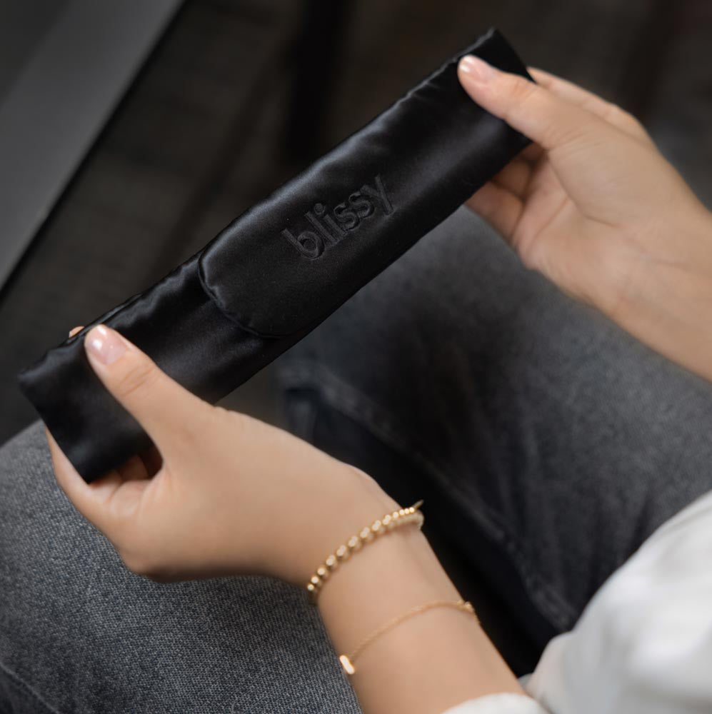 Blissy Black Silk Blissy Beauty Band Detail –