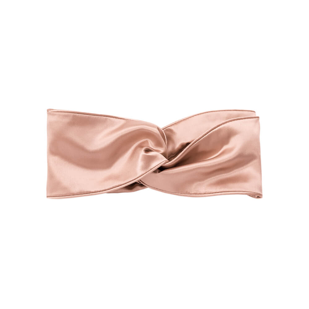 Blissy Rose Gold Blissy Head Piece Lifestyle – Mulberry Silk