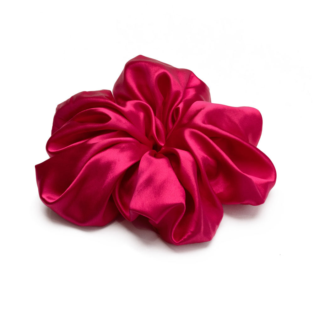 Blissy Hibiscus Blissy Oversized Scrunchie Lifestyle – Mulberry Silk