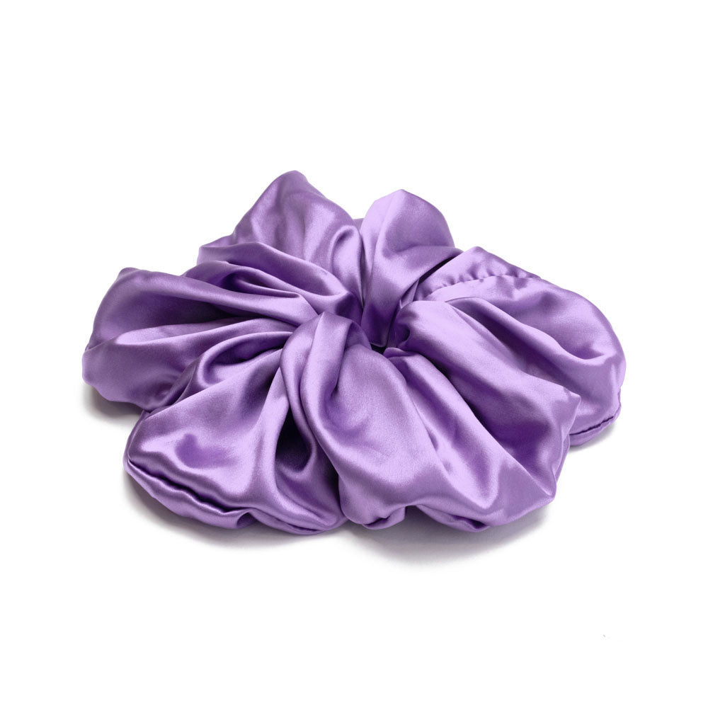 Blissy Orchid Blissy Oversized Scrunchie Lifestyle – Mulberry Silk