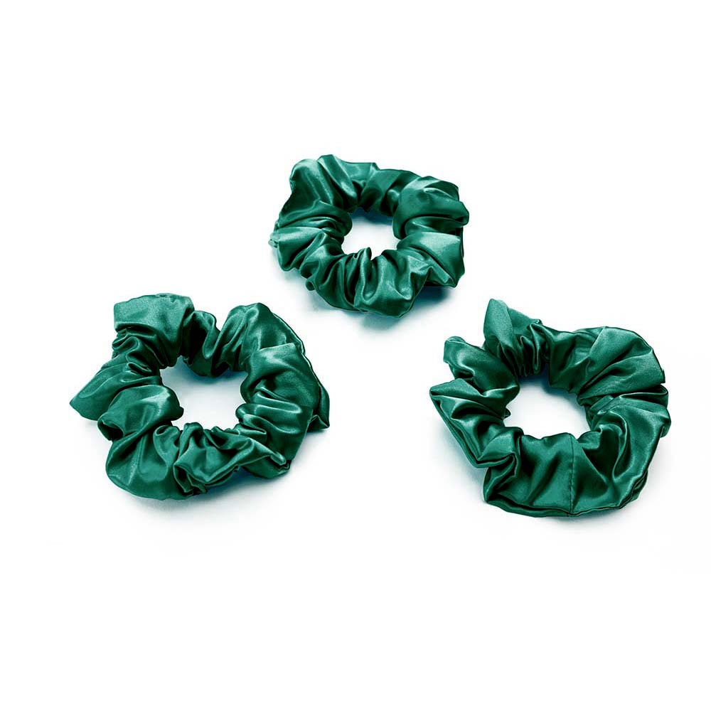 Blissy Emerald Silk Blissy Scrunchies Detail –