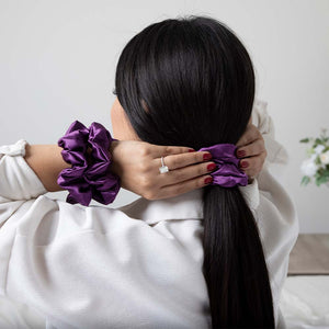 Blissy Scrunchies - Royal Purple