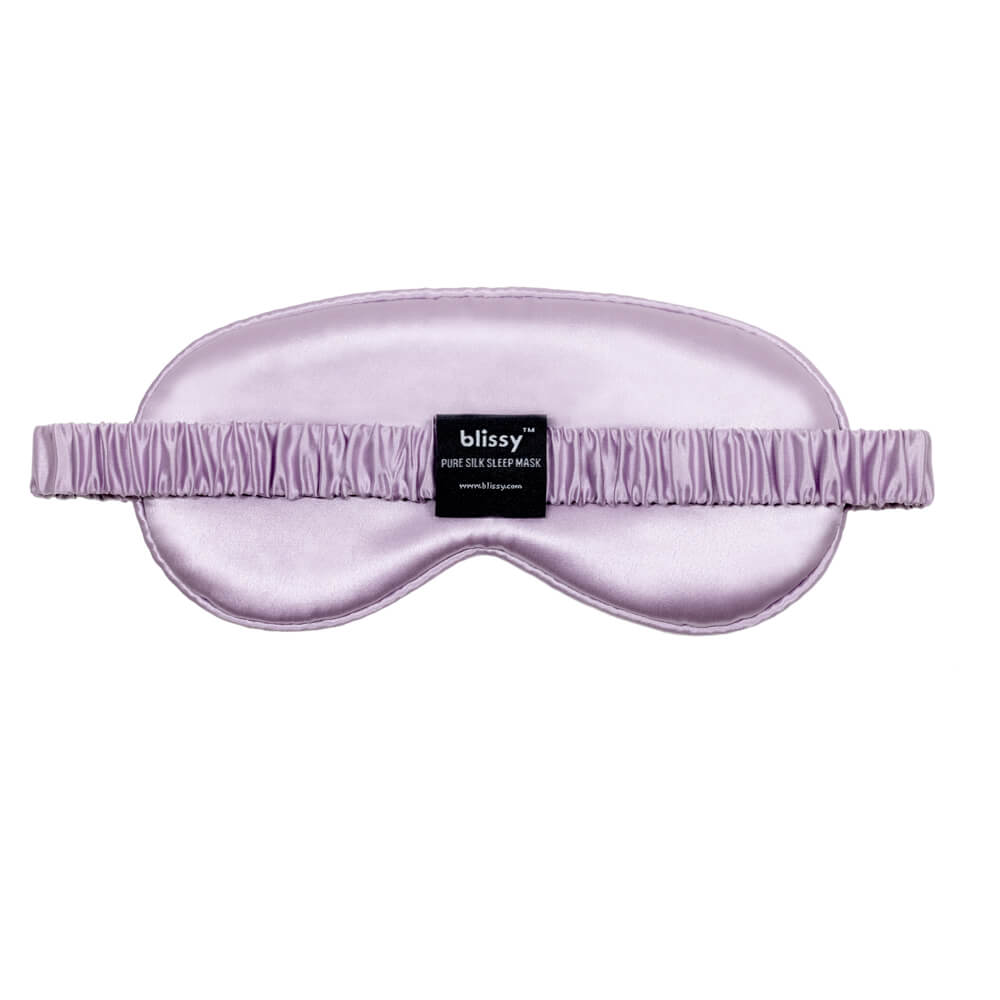 Blissy Lavender Sleep Mask Lifestyle – Mulberry Silk