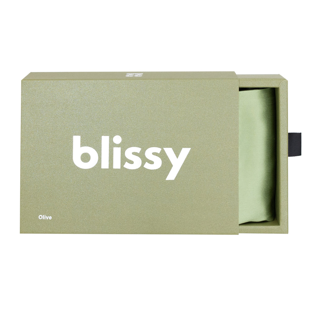 King Olive Pillowcase – Blissy Premium Silk