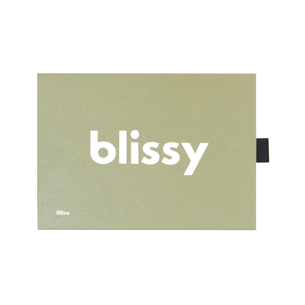 Blissy King Olive Pillowcase Lifestyle – Mulberry Silk
