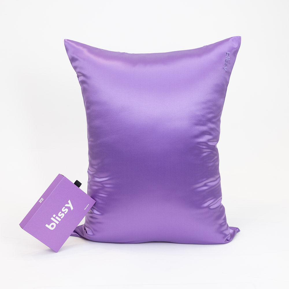 Blissy Orchid Silk Pillowcase Detail – Standard