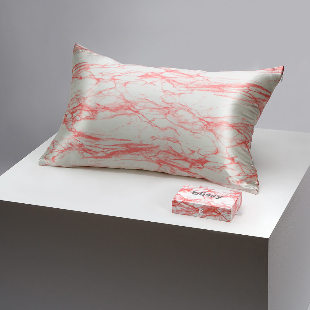 Pillowcase - Rose White Marble - Standard