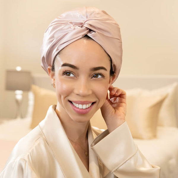 Pink Mulberry Silk Blissy Bonnet – Blissy