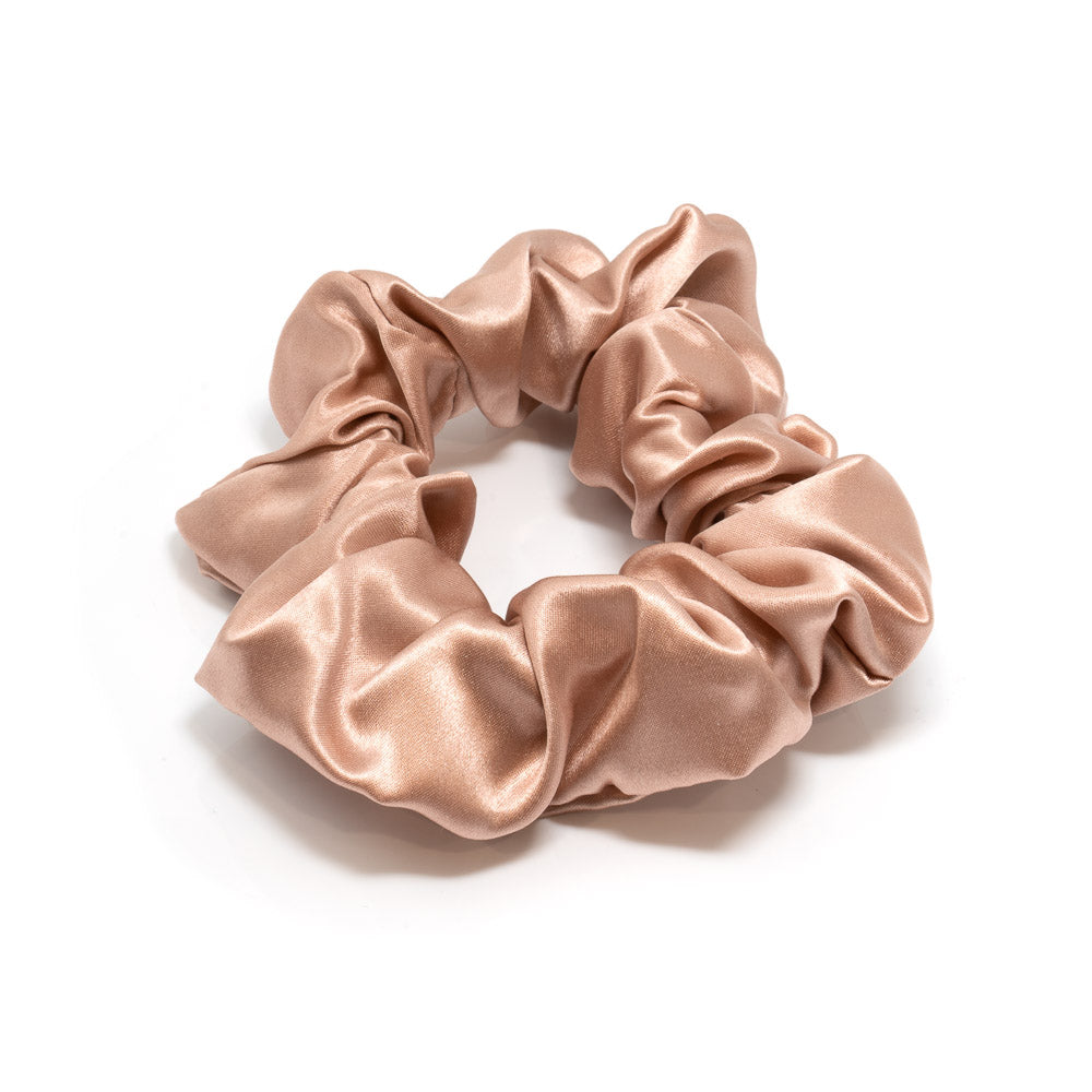 Blissy Rose Gold Silk Blissy Scrunchies Detail –
