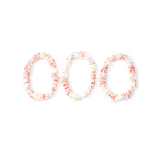 Load image into Gallery viewer, Blissy Skinny Scrunchies - Rose White Marble