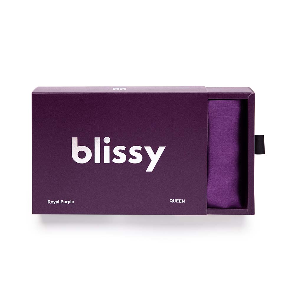 King Royal Purple Pillowcase – Blissy Premium Silk