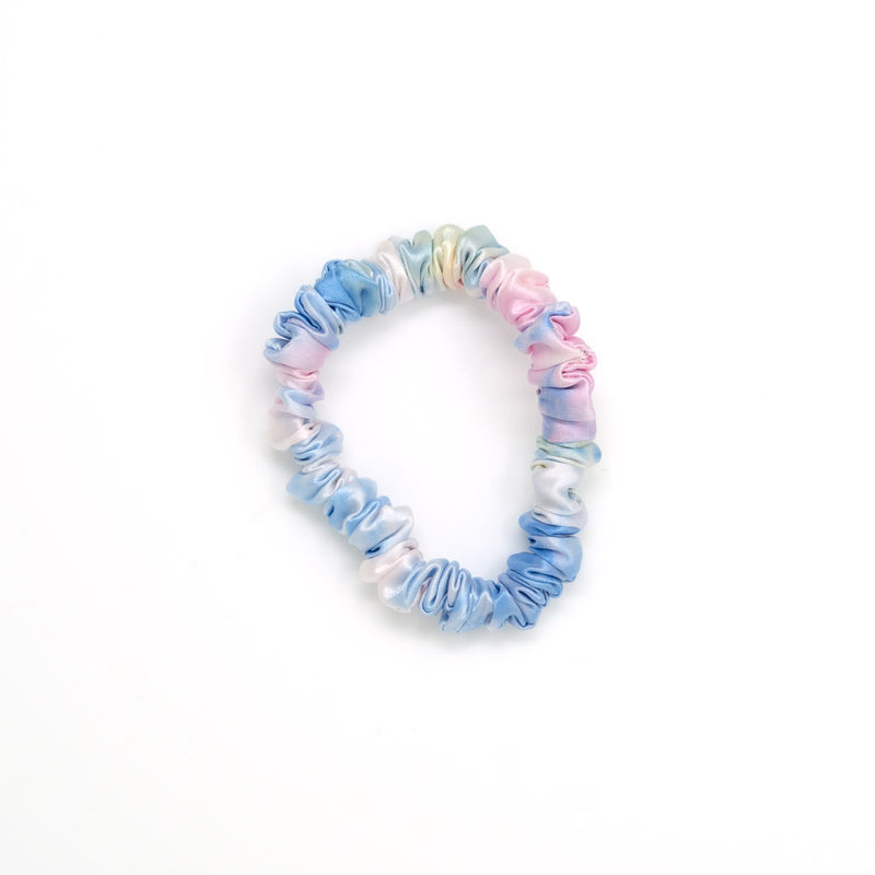 Blissy Skinny Scrunchies - Yellow Tie-Dye