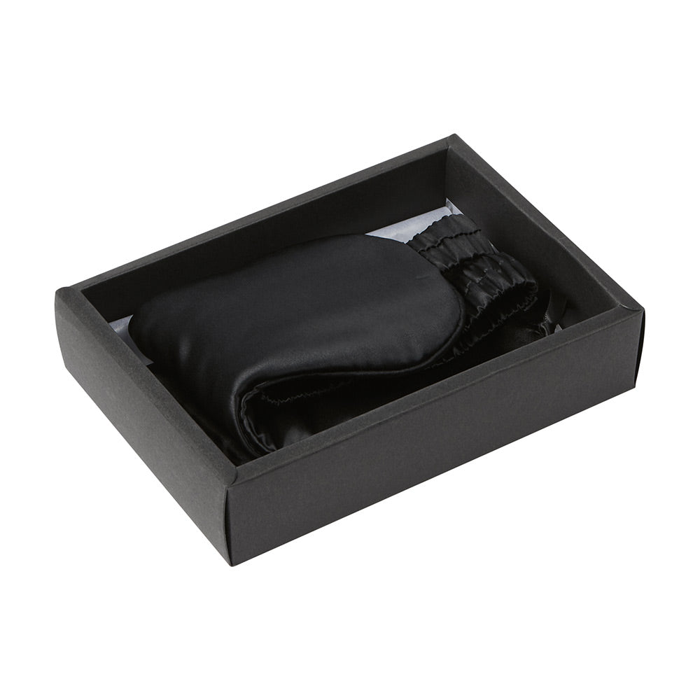 Blissy Mulberry Silk Sleep Mask – Black