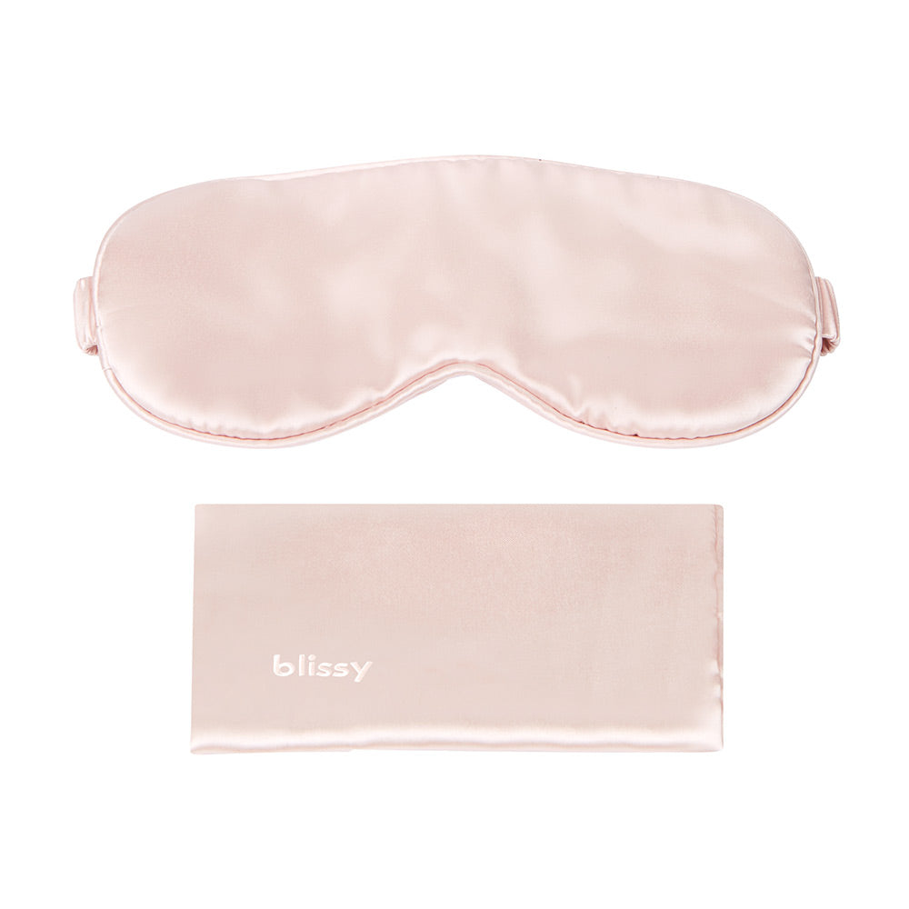 Blissy Mulberry Silk Sleep Mask – Pink