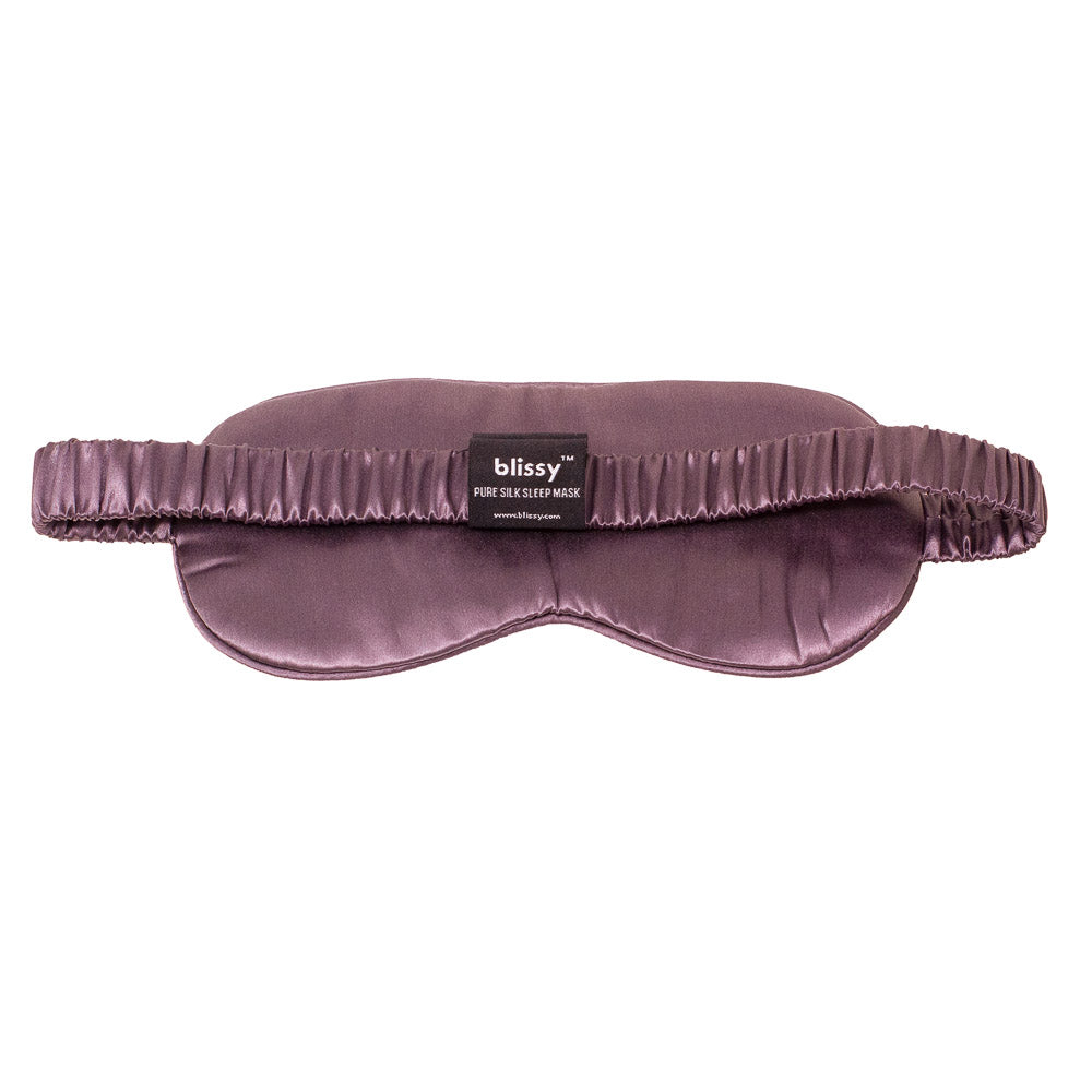 Plum Sleep Mask – Blissy Premium Silk