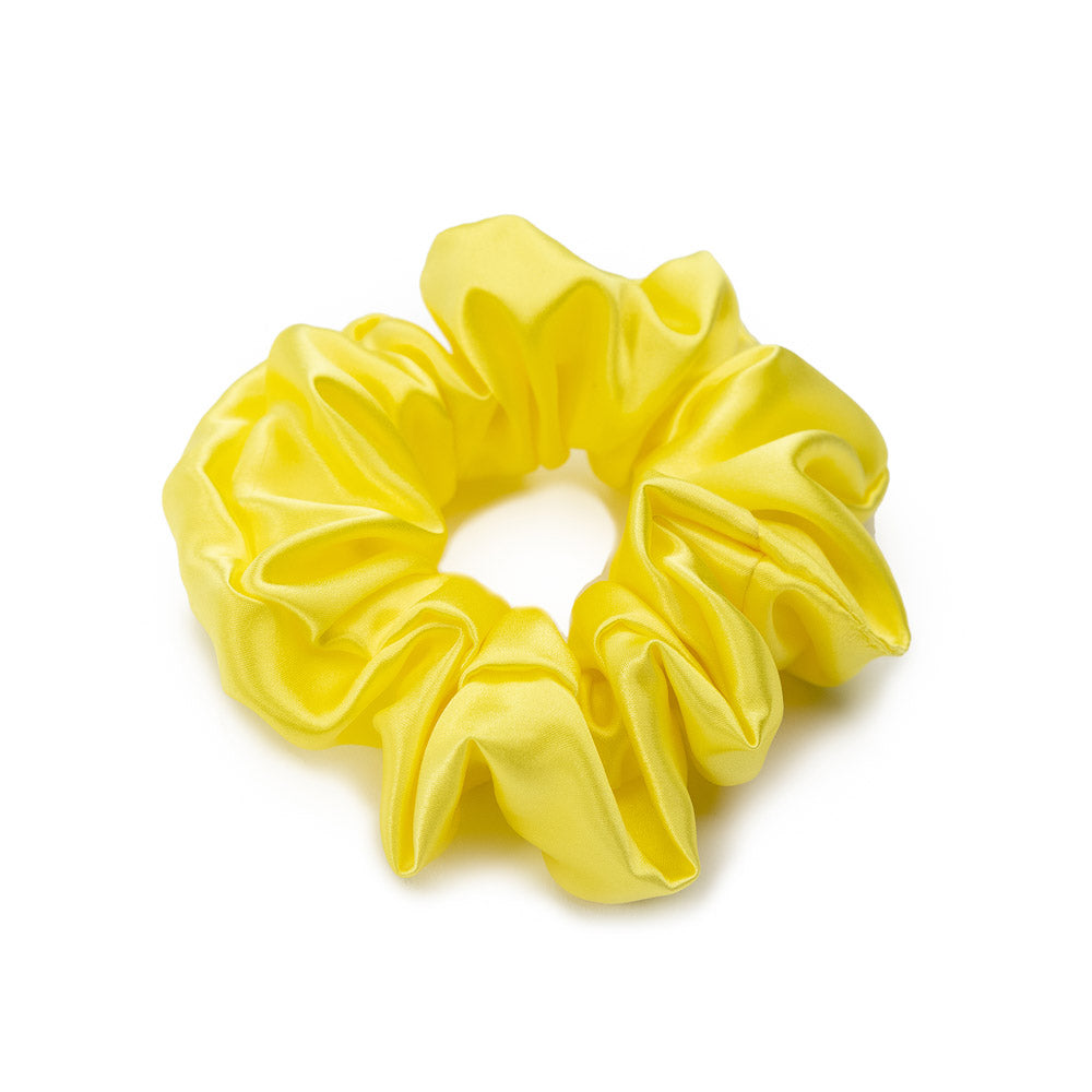 Blissy Sunshine Yellow Blissy Scrunchies Lifestyle – Mulberry Silk