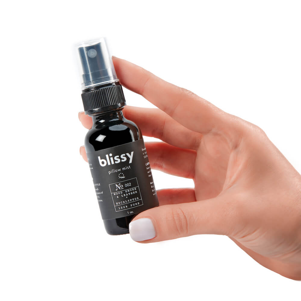 Blissy Blissy Sleep & Pillow Mist (Woodsmoke & Leather + Eucalyptus)