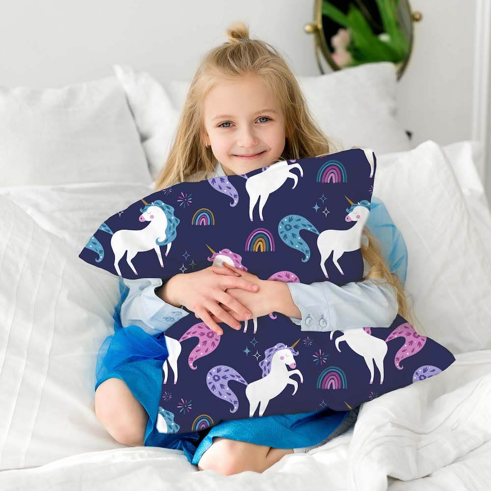 Blissy 100 Mulberry 22Momme Silk Pillowcase Unicorn Junior